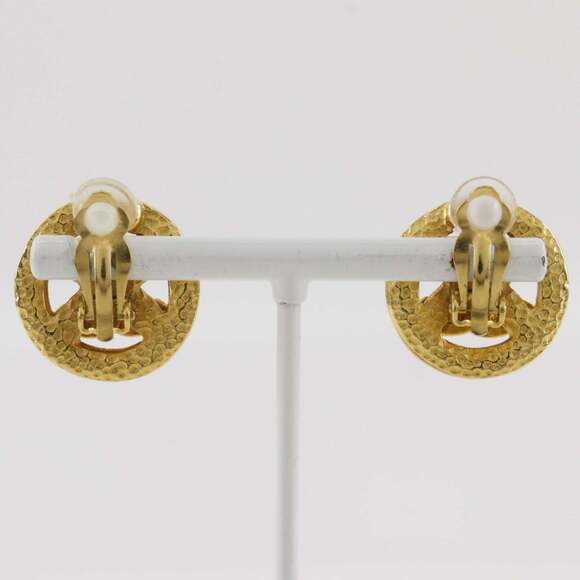 CHANEL Authentic Logo Earrings - Picture 3 of 10